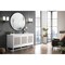 James Martin Vanities Athens 60in Single Vanity, Glossy White w/ 3 CM Ethereal Noctis Top E645-V60S-GW-3ENC - alternate 4